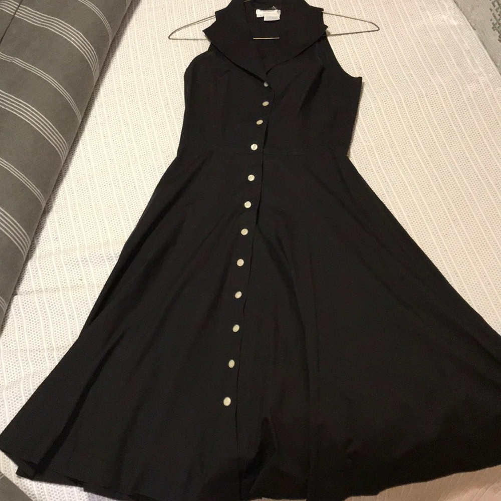 Liz Claiborne Black cotton summer dress